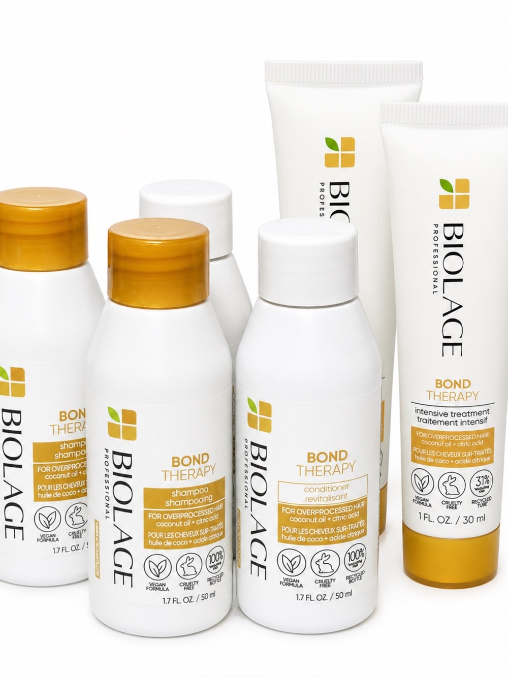 Biolage Bond Therapy Shampoo + Conditioner + Intensive Treatment - 2 sets